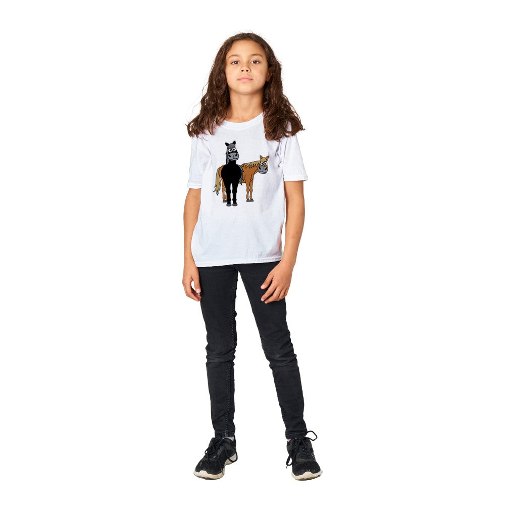 Childrens' Happy Horses T-Shirt from the Farm Yard Collection