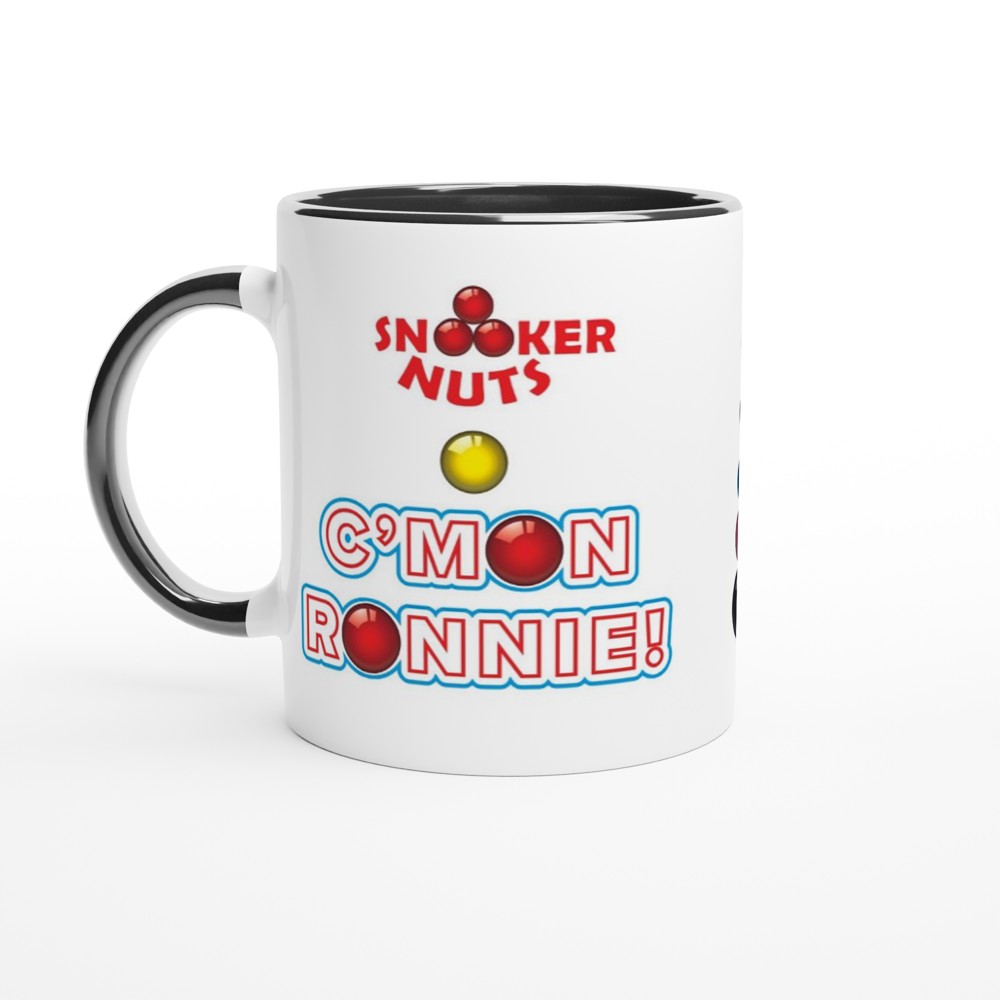 Snooker Mug C'Mon Ronnie fun Ronnie O'Sullivan Sports Mug