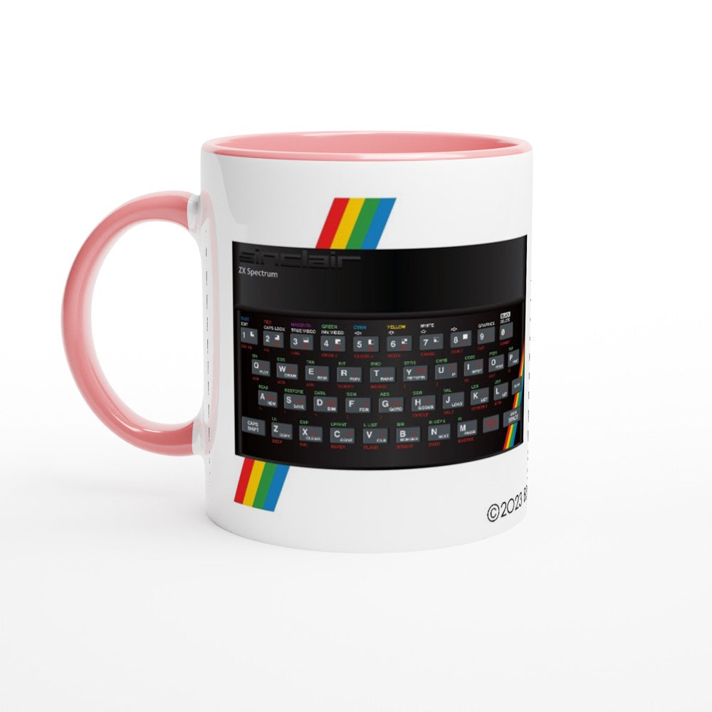 Retro Iconic ZX Spectrum 48k Computer Mug beautifully drawn retro print 60s 70s 80s memorabilia