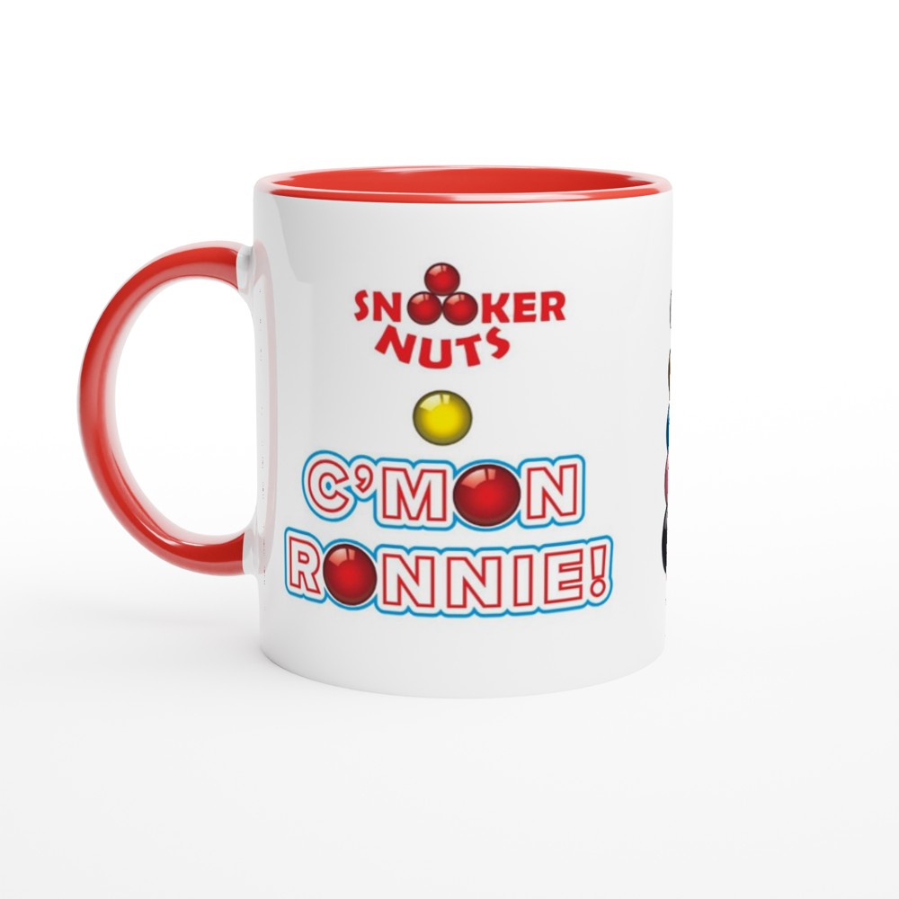 Snooker Mug C'Mon Ronnie fun Ronnie O'Sullivan Sports Mug