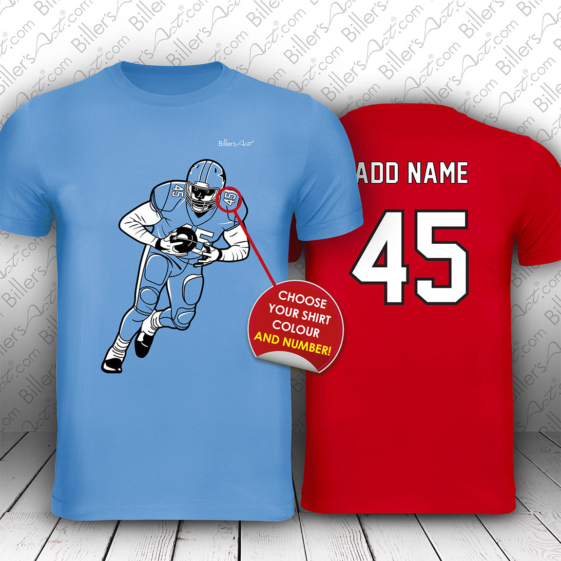 Custom American Football T-Shirts
