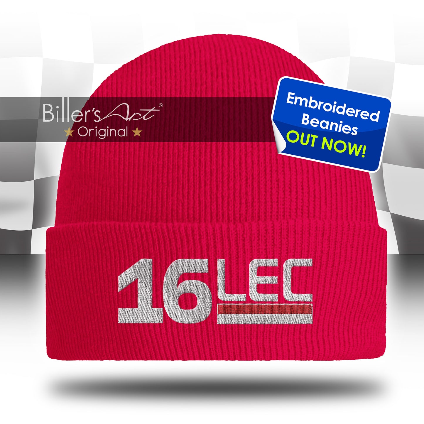 Charles Leclerc Embroidered F1 Beanie