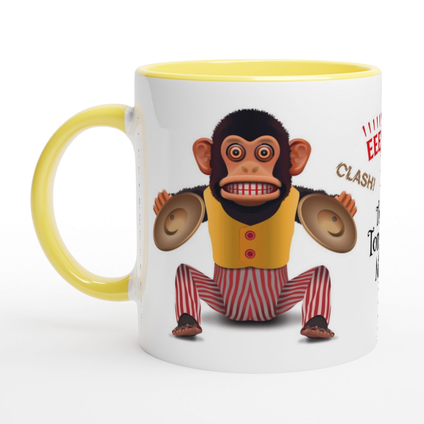 Custom Screaming Monkey Cymbals Mug