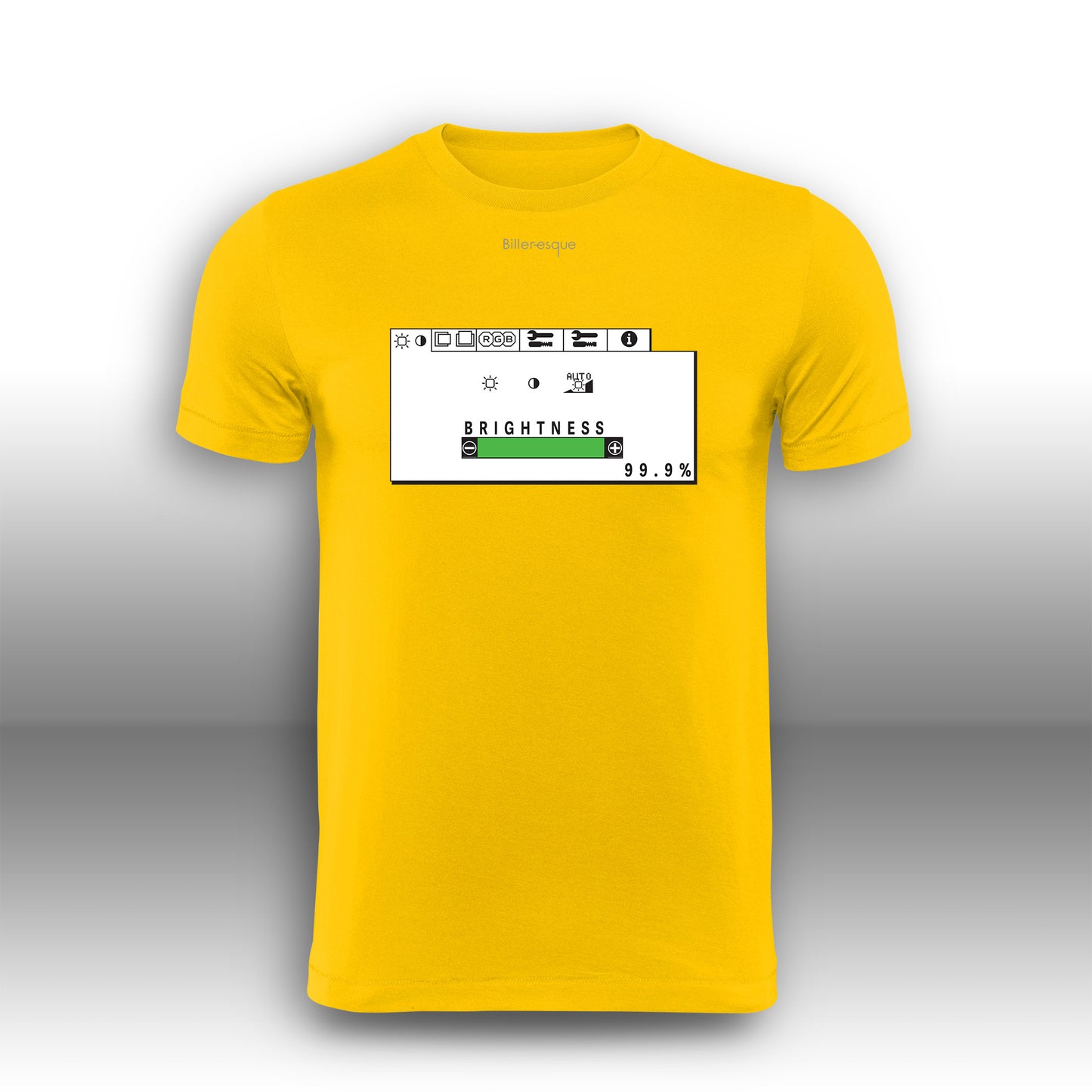 Vintage Computer Brightness Bar T-Shirt