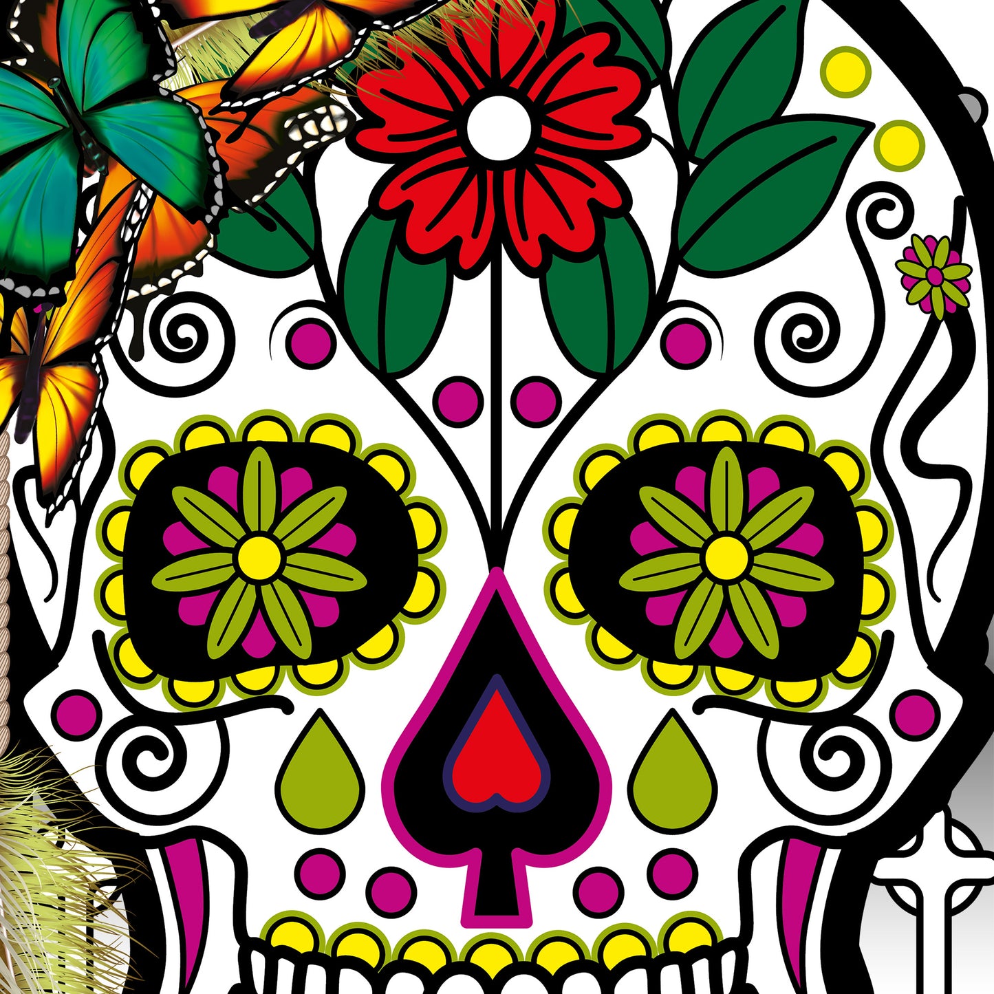 Day of the Dead AIR Super Cool Sugar Skull T-Shirt