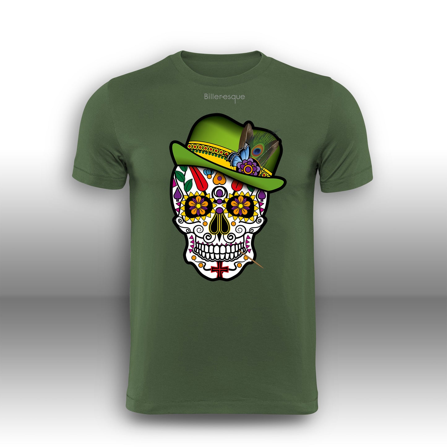 Day of the Dead EARTH Super Cool Sugar Skull T-Shirt