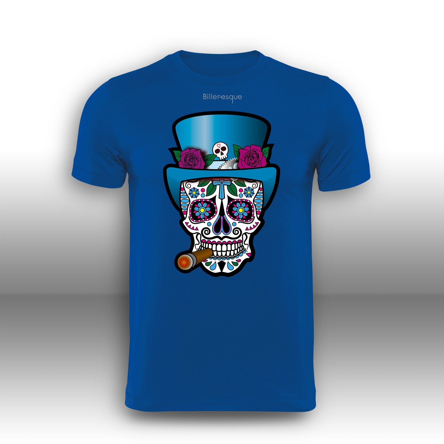 Day of the Dead FIRE Super Cool Sugar Skull T-Shirt