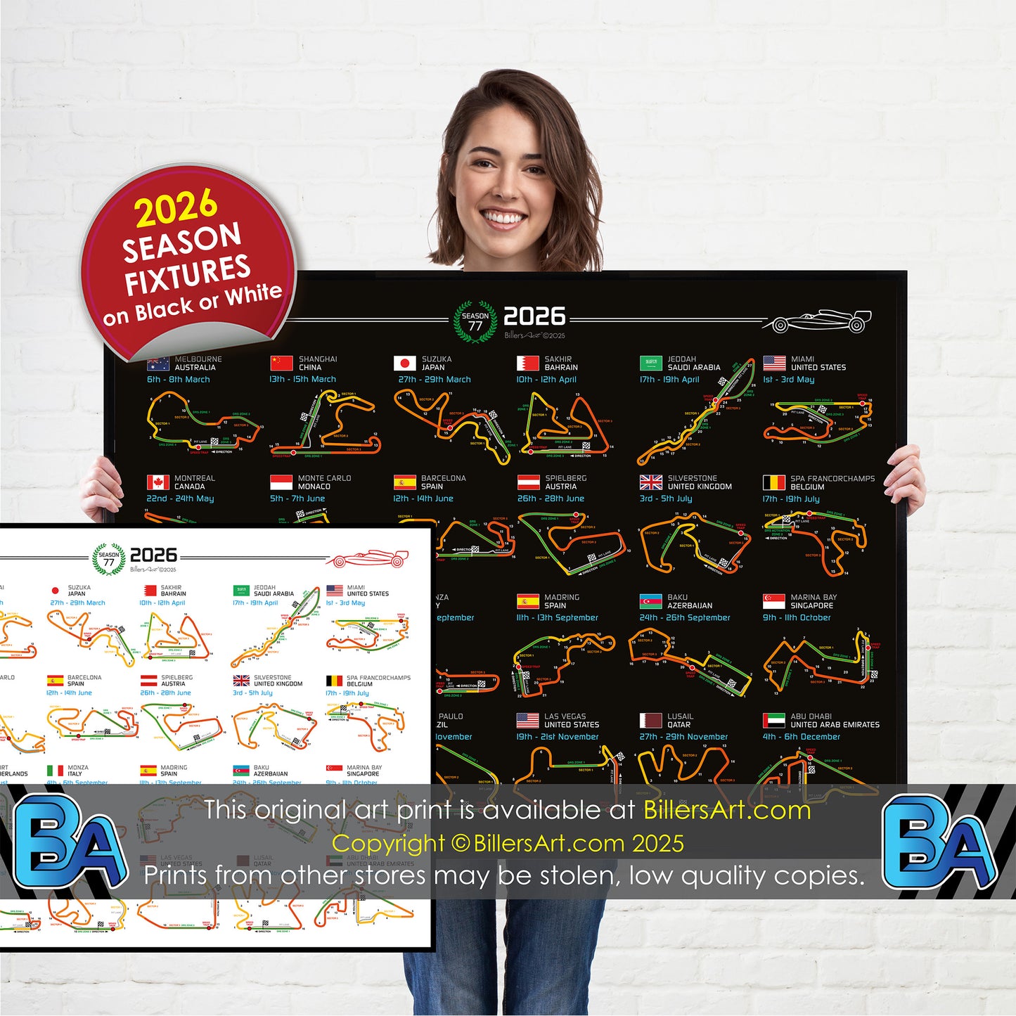 Formula 1 2026 Circuit Fixtures (Landscape)