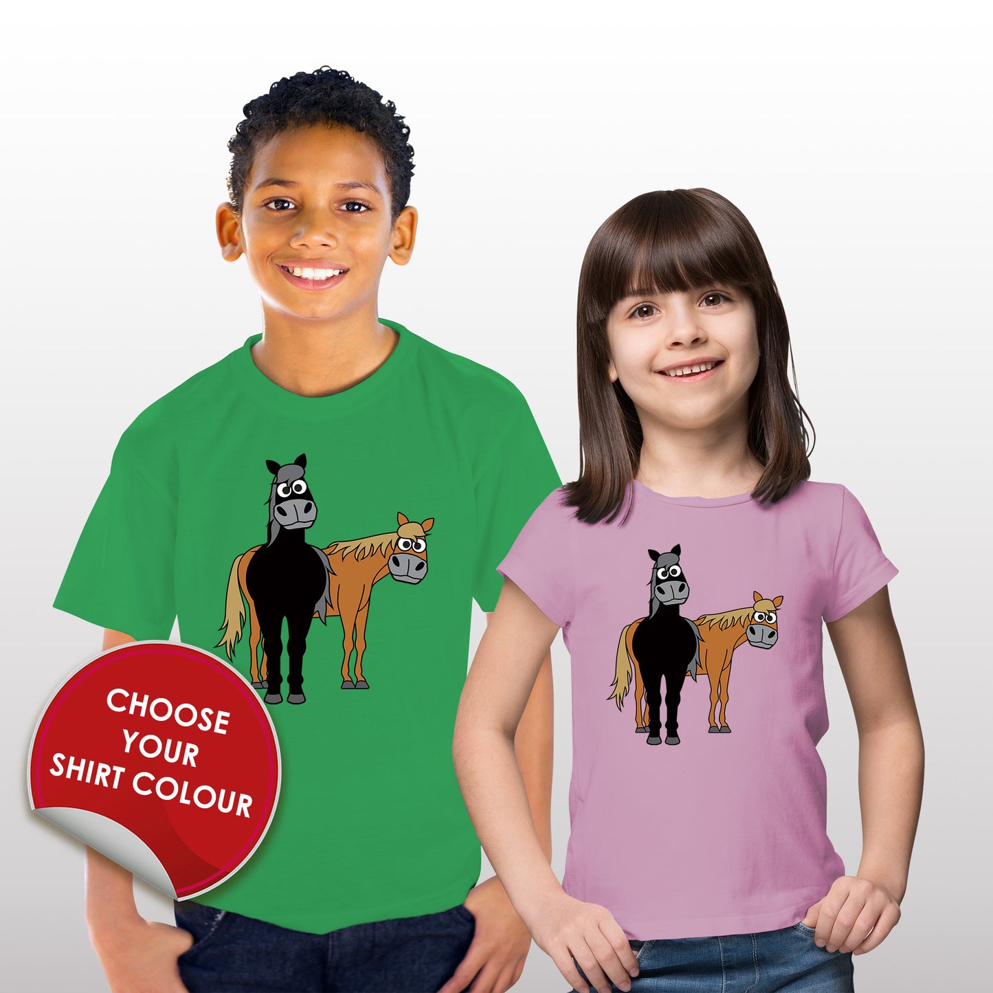 Kids' Horses T-Shirt