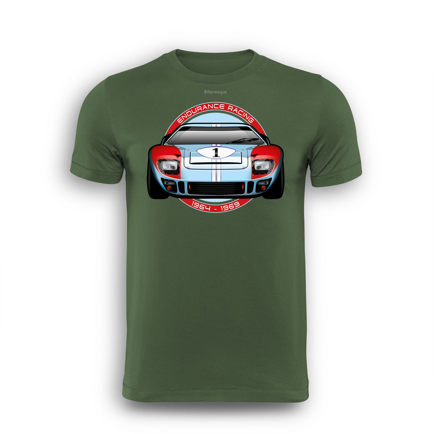 Ford GT40 Endurance Racing Le Mans T-Shirt - Biller's Art