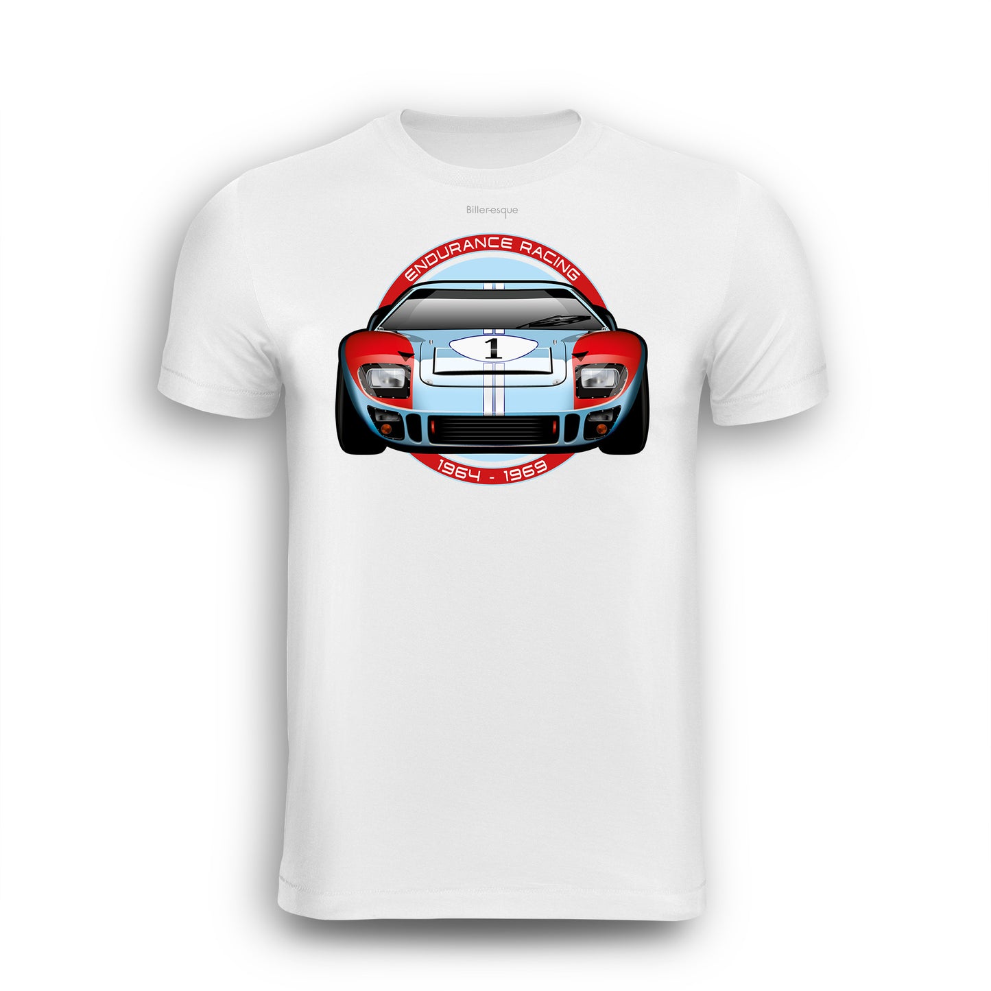 Ford GT40 Endurance Racing Le Mans T-Shirt - Biller's Art