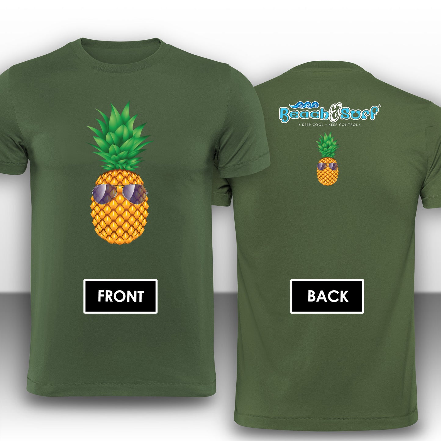 Pineapple Shades T-Shirt - BEACH & SURF Leisure Wear