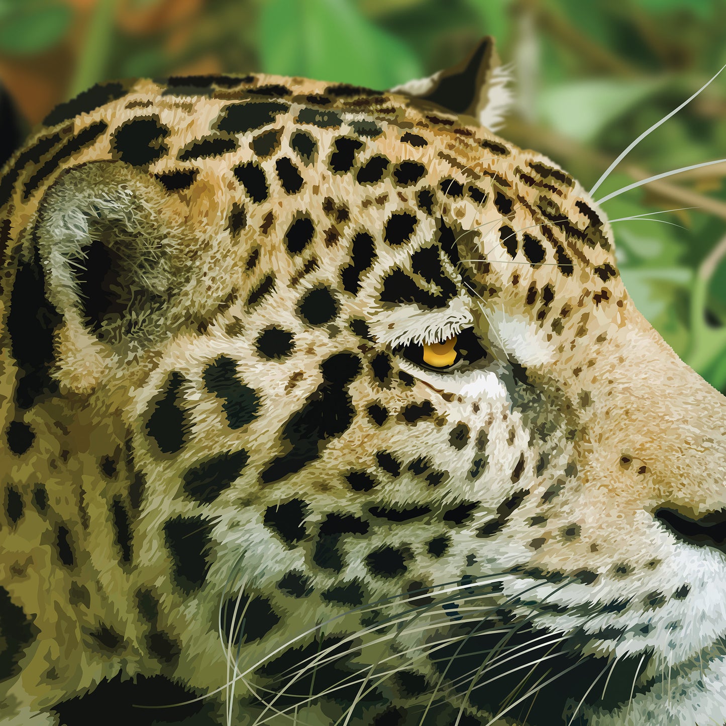 Jaguar Jungle Cat Animal Poster Print