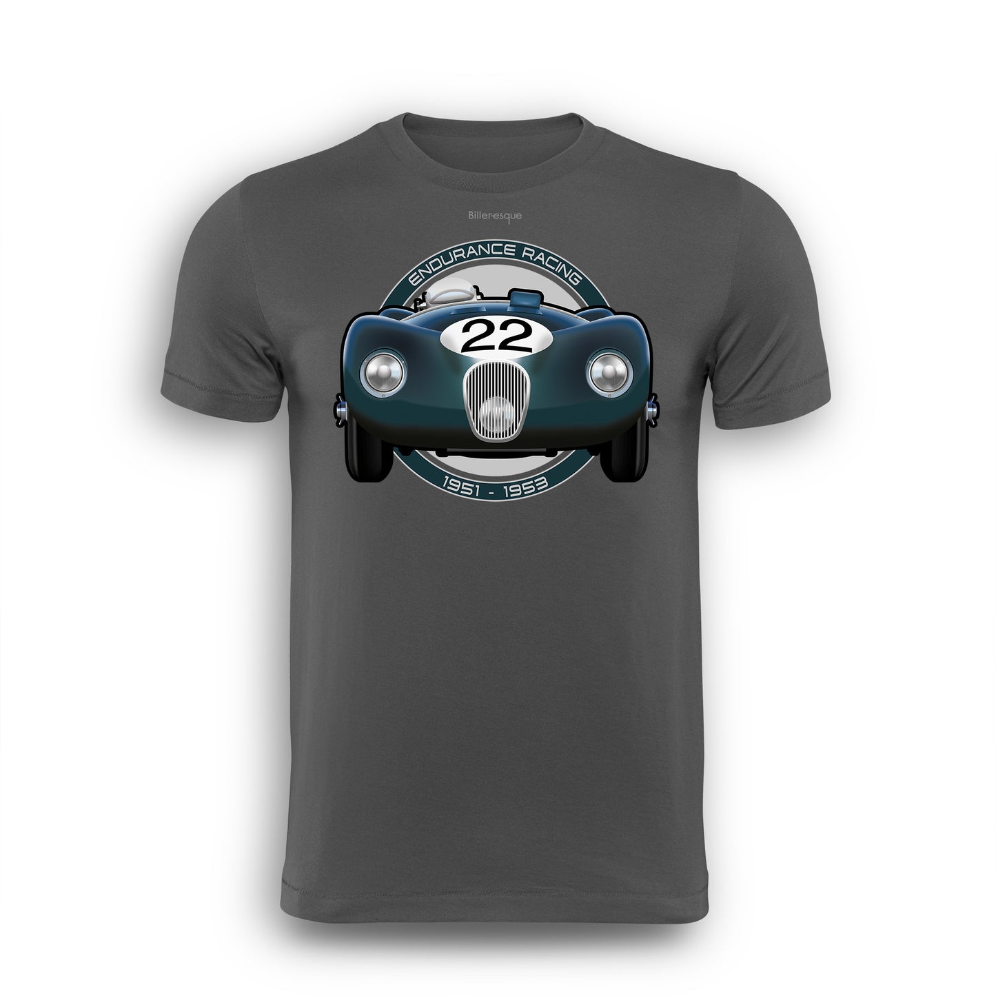 Endurance Racing Jaguar C-Type T-Shirt - Biller's Art
