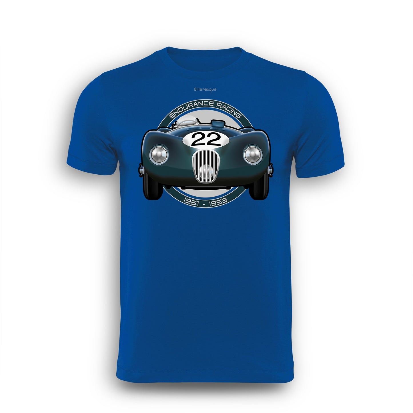 Endurance Racing Jaguar C-Type T-Shirt - Biller's Art