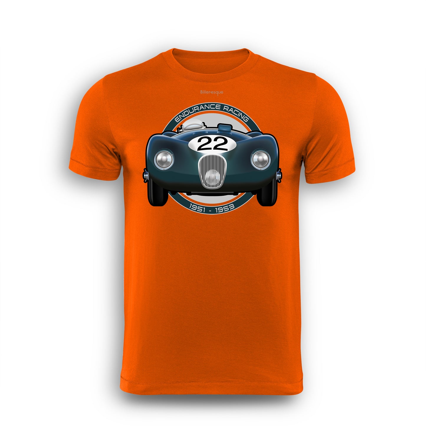Endurance Racing Jaguar C-Type T-Shirt - Biller's Art