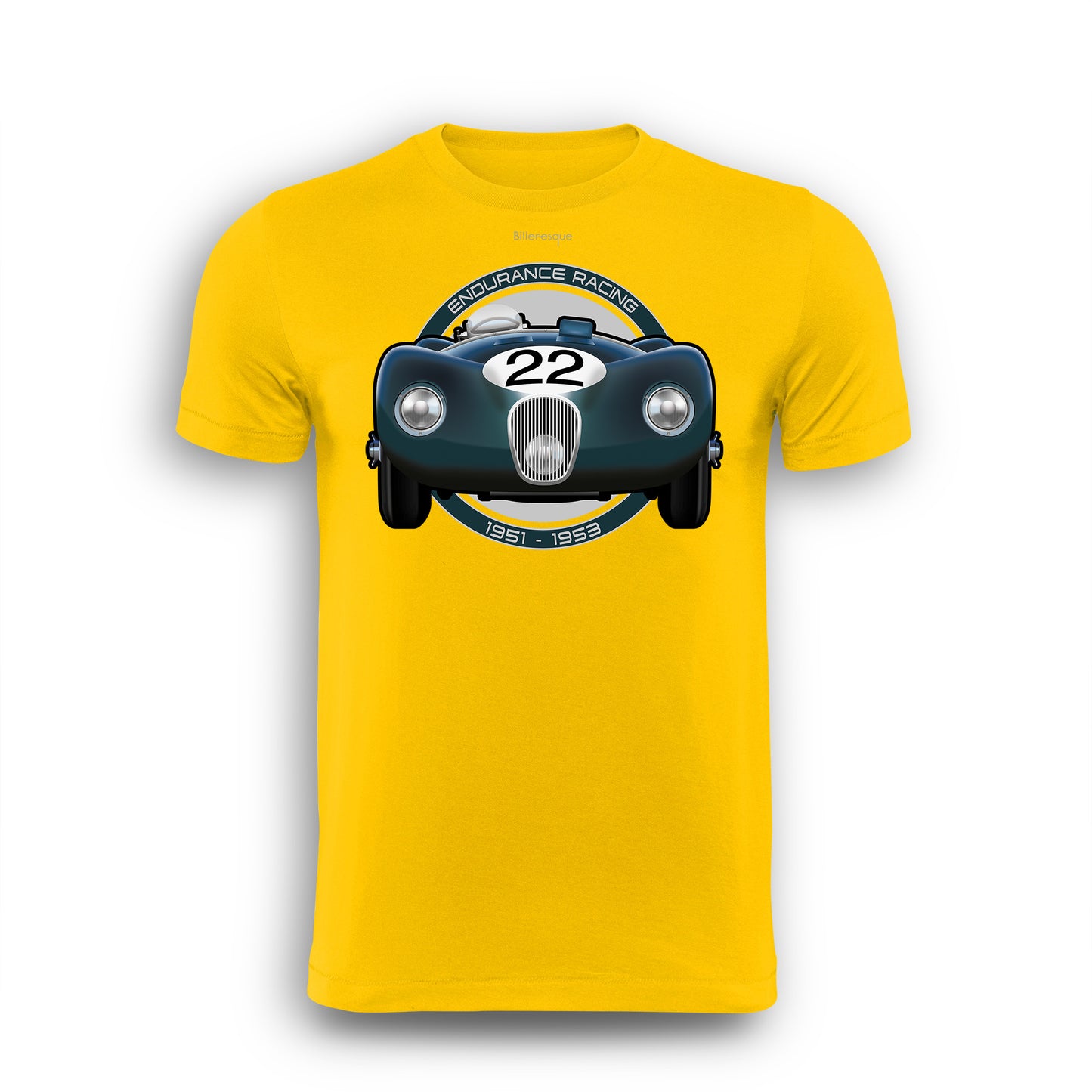 Endurance Racing Jaguar C-Type T-Shirt - Biller's Art
