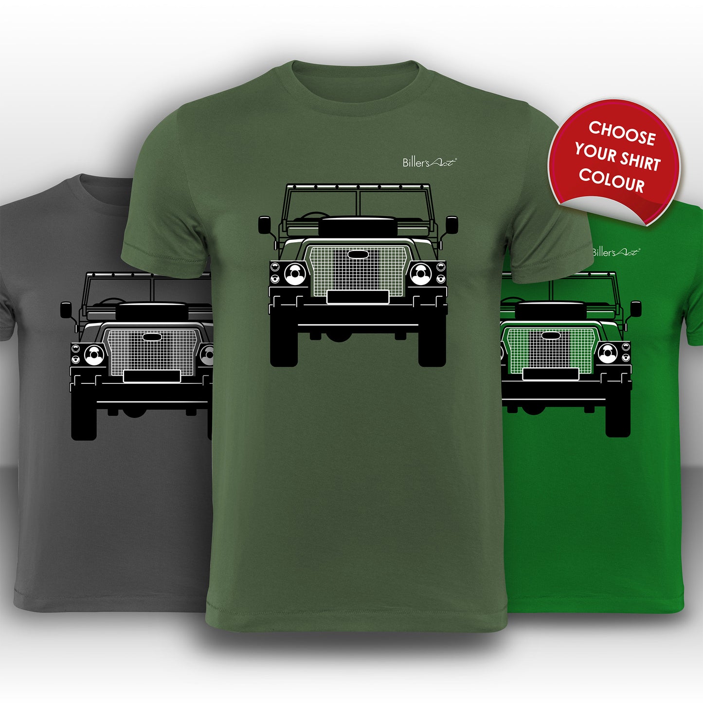 Land Rover Lightweight Front View Super Cool T-Shirt