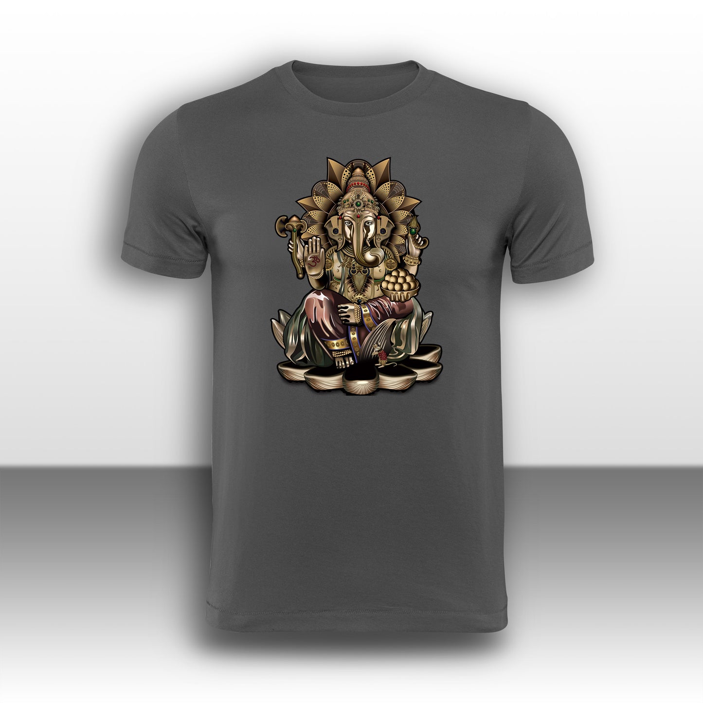 Lord Ganasha Gold T-Shirt - Hindu T-Shirt