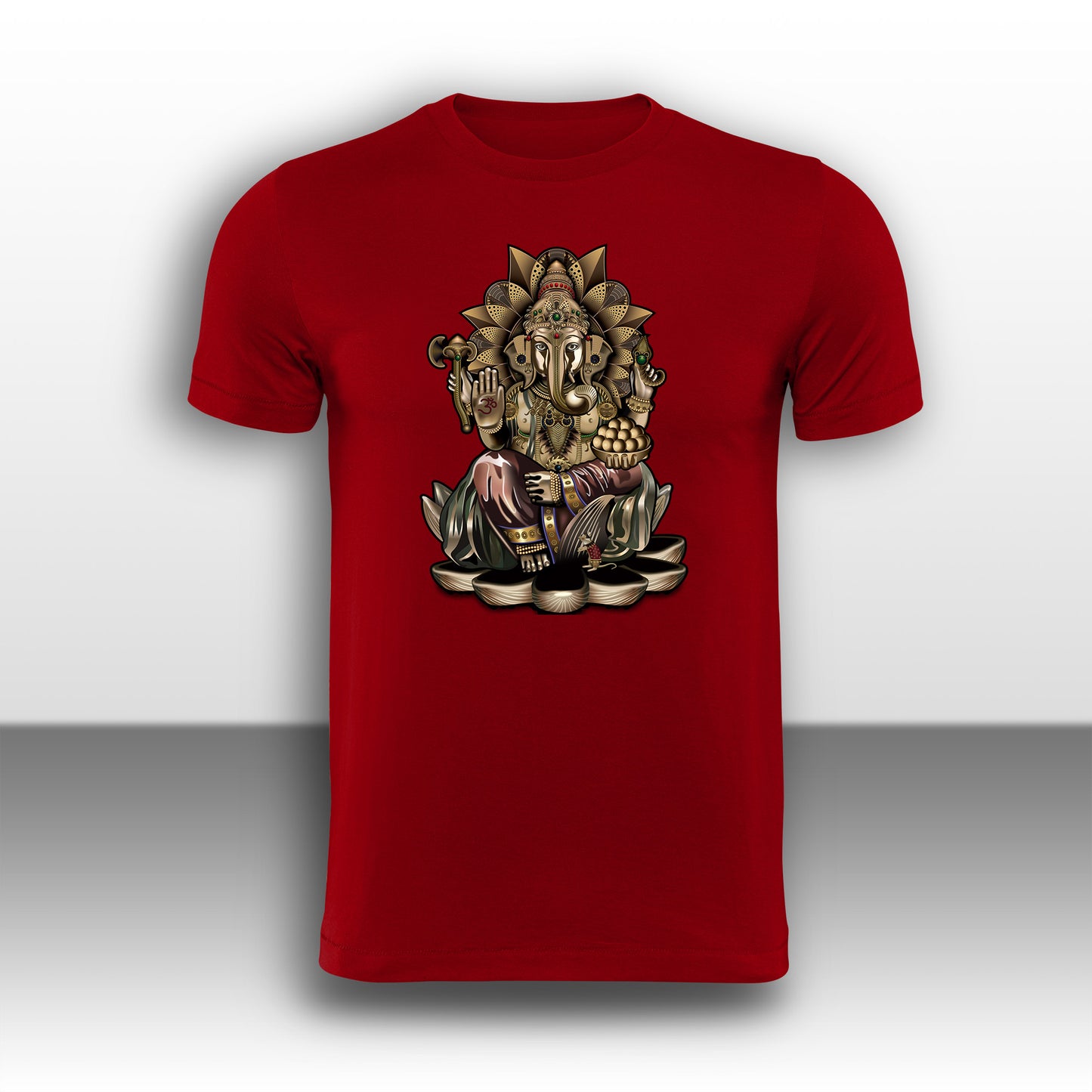 Lord Ganasha Gold T-Shirt - Hindu T-Shirt