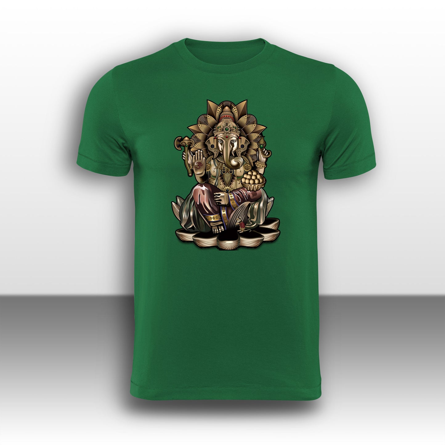 Lord Ganasha Gold T-Shirt - Hindu T-Shirt