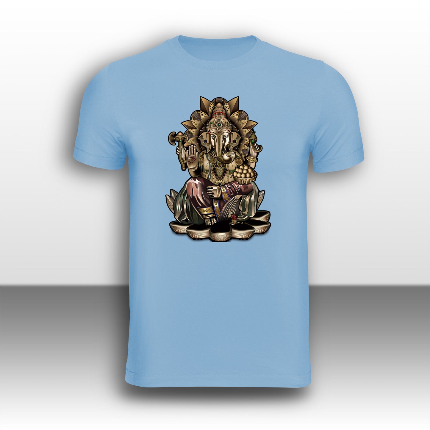 Lord Ganasha Gold T-Shirt - Hindu T-Shirt