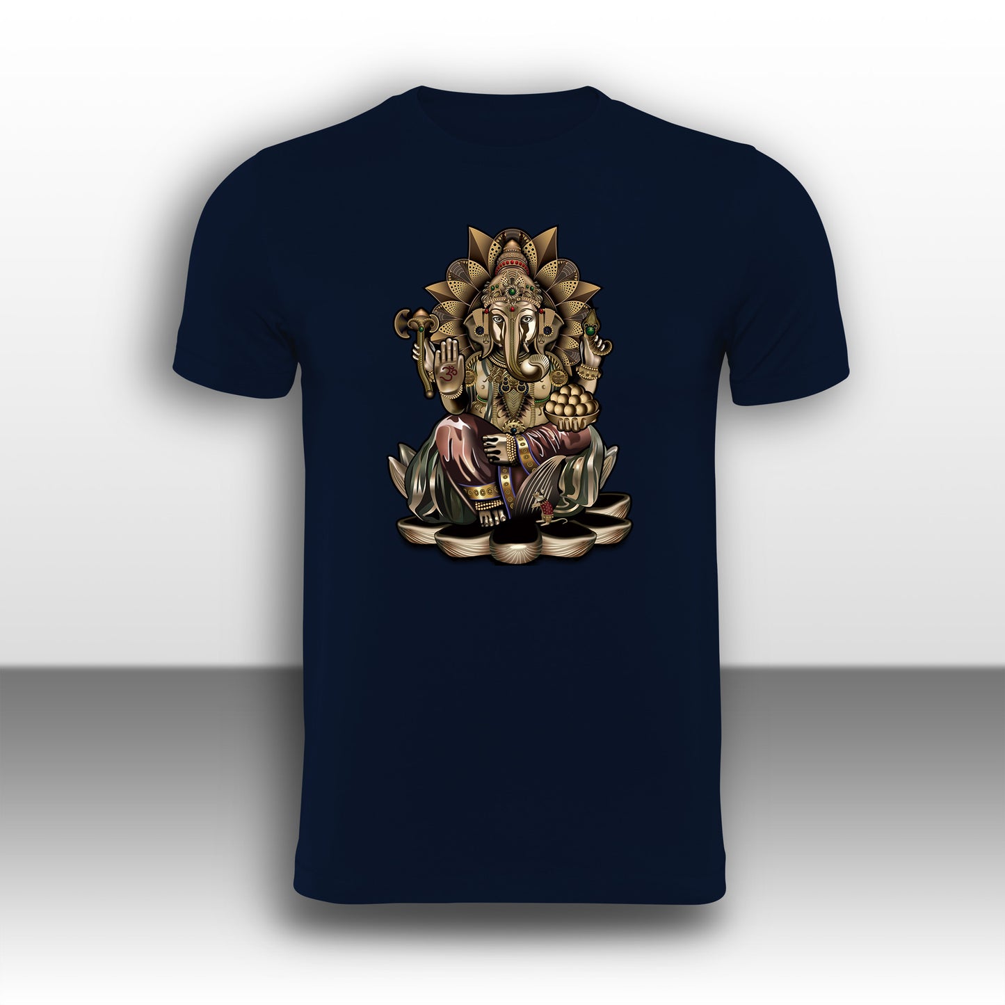 Lord Ganasha Gold T-Shirt - Hindu T-Shirt