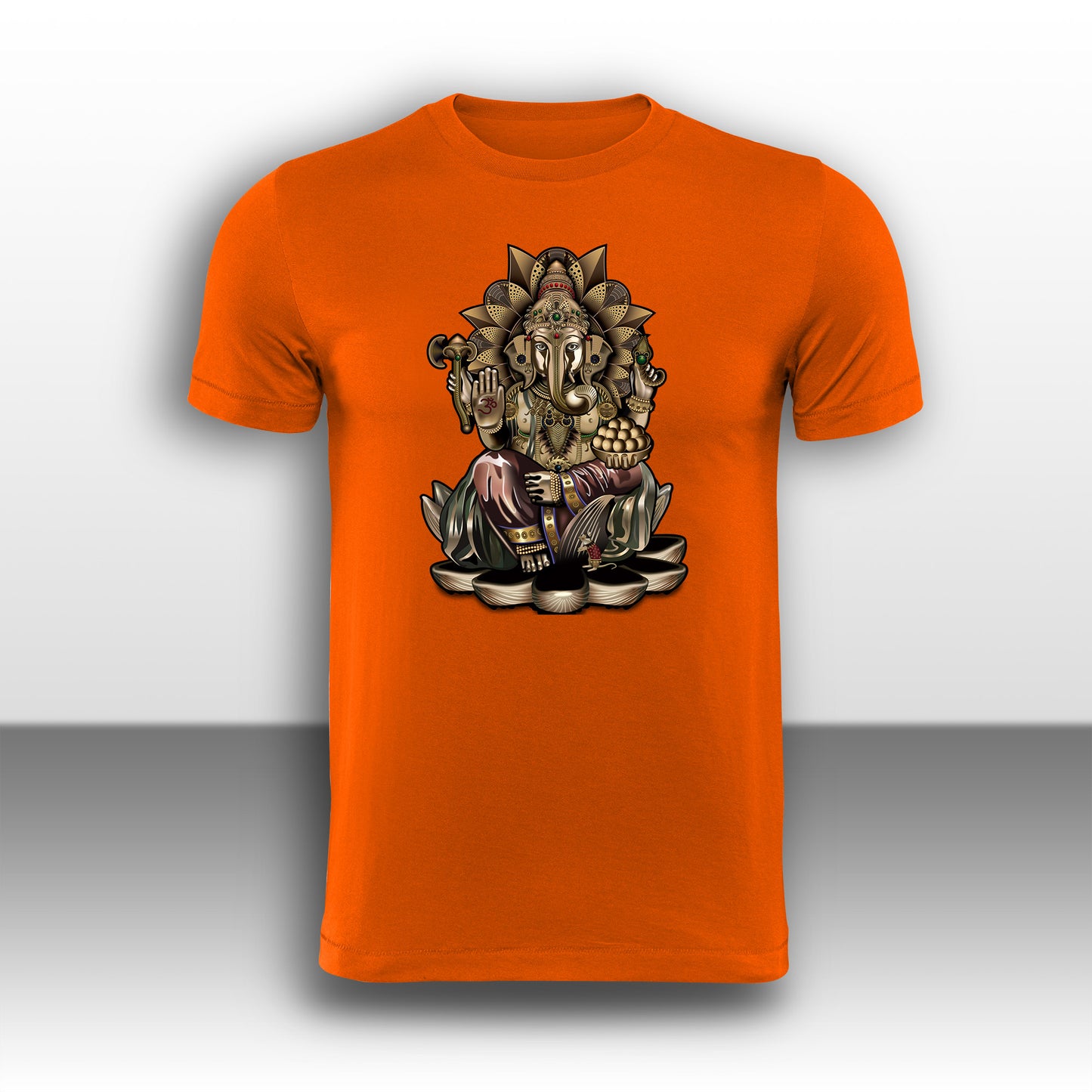 Lord Ganasha Gold T-Shirt - Hindu T-Shirt