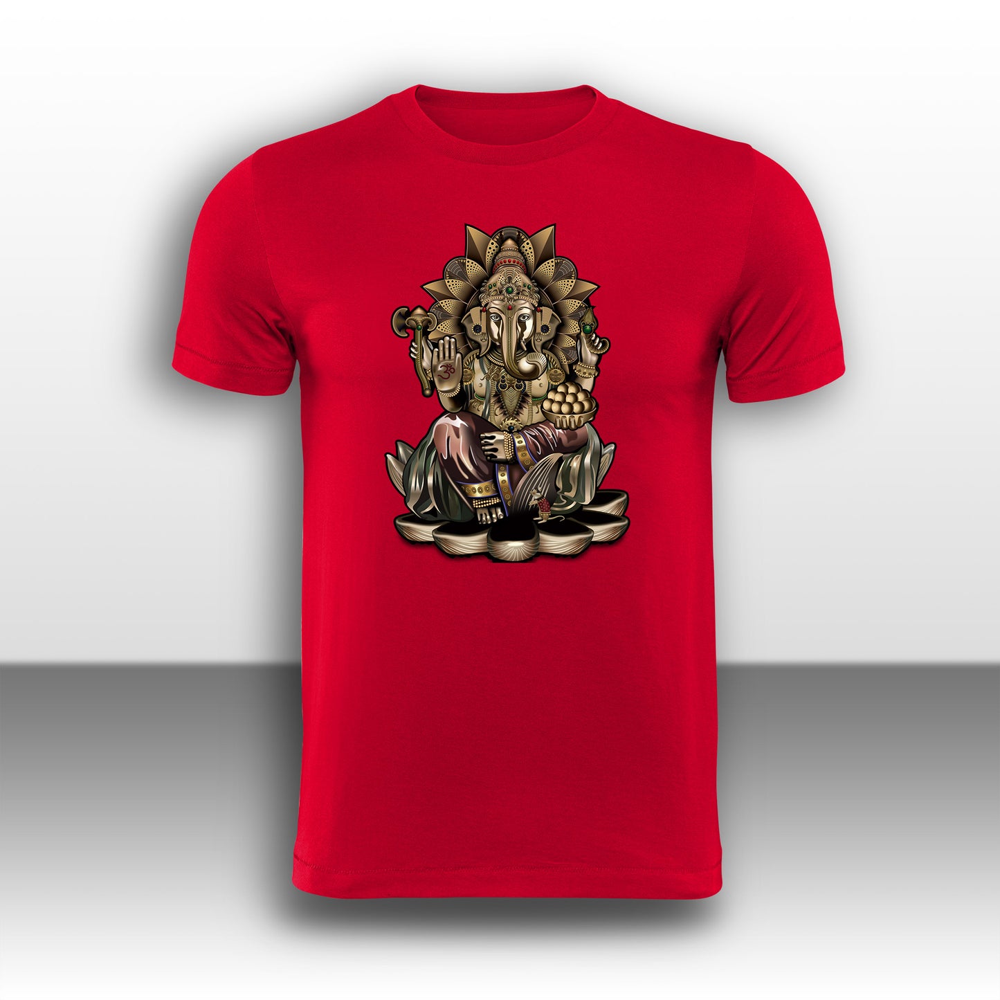 Lord Ganasha Gold T-Shirt - Hindu T-Shirt