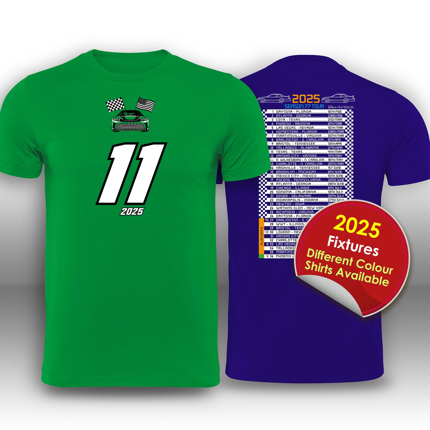 No11 Stock Car Racing T-Shirt - Denny Hamlin