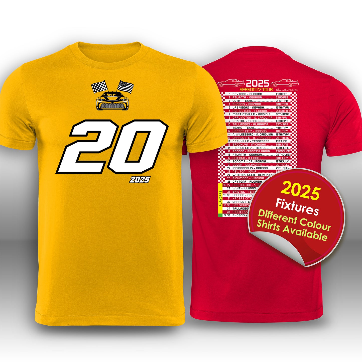 No20 Stock Car Racing T-Shirt - Chistopher Bell