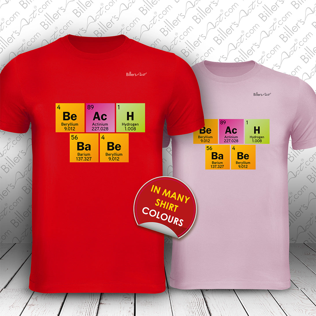 Beach Babe Periodic Table T-Shirt