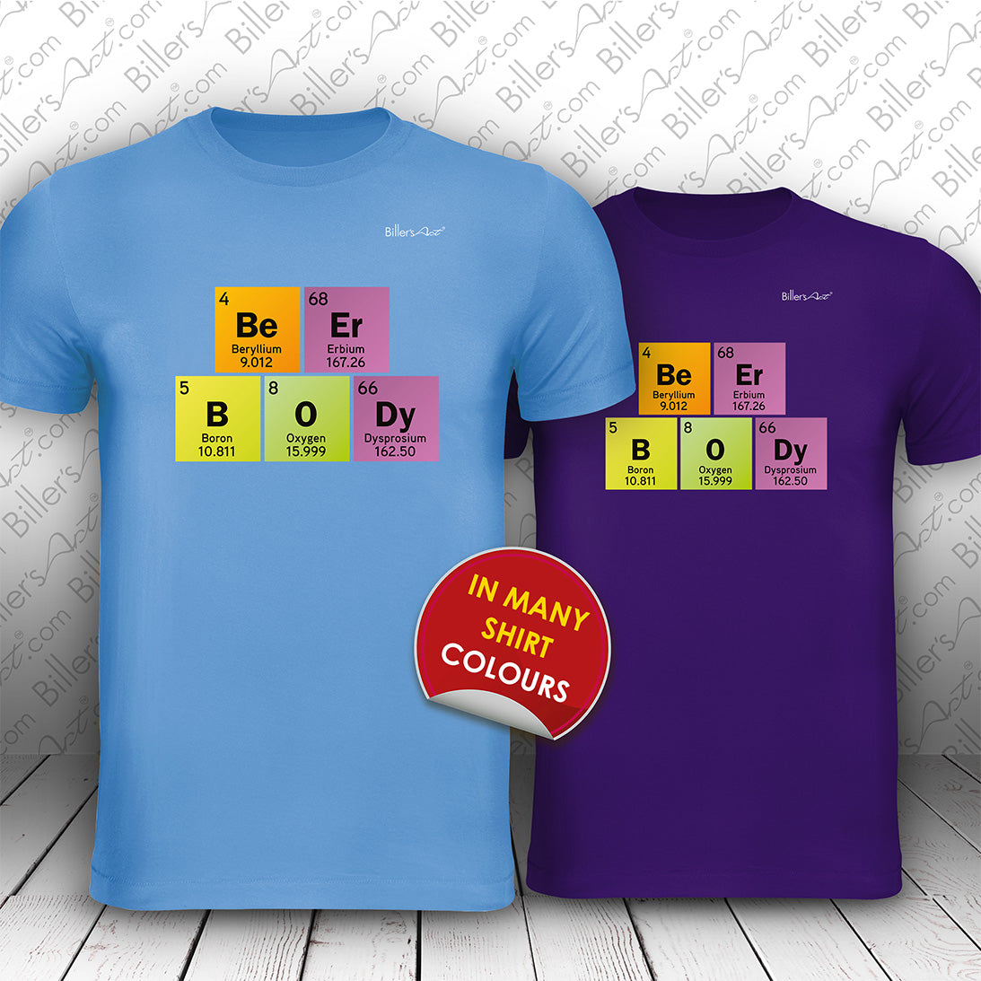 Beer Body Periodic Table T-Shirt