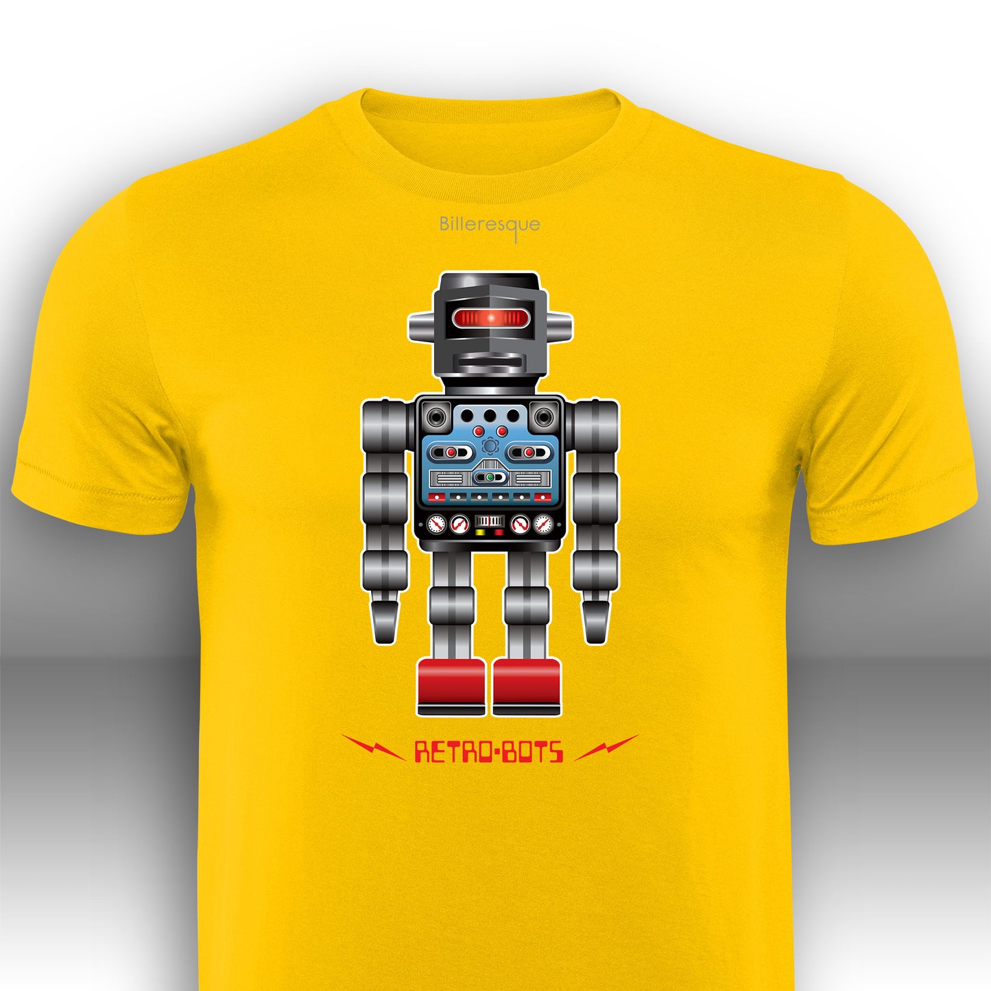 RetRobots Chrome Man T-Shirt