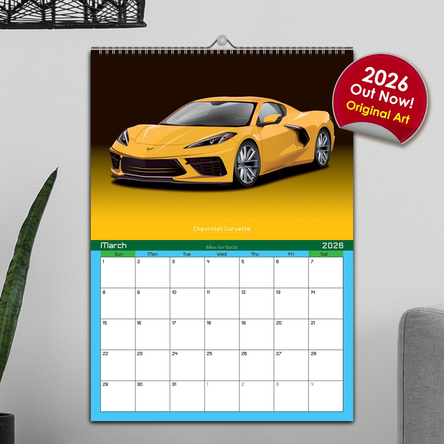 2026 Supercars Calendar - fast cars calendar