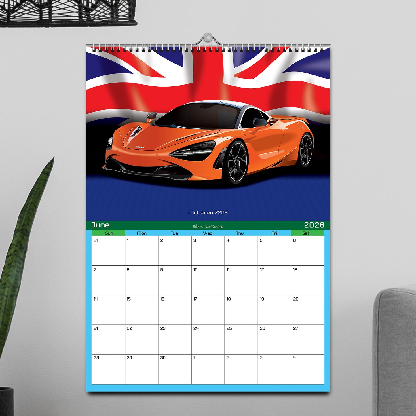 2026 Supercars Calendar on Flag Backgrounds