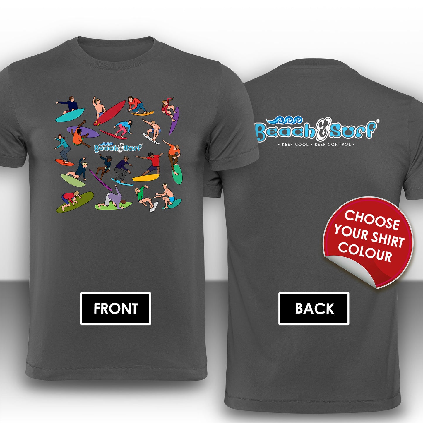 Surfer Dudes T-Shirt - BEACH & SURF Leisure Wear