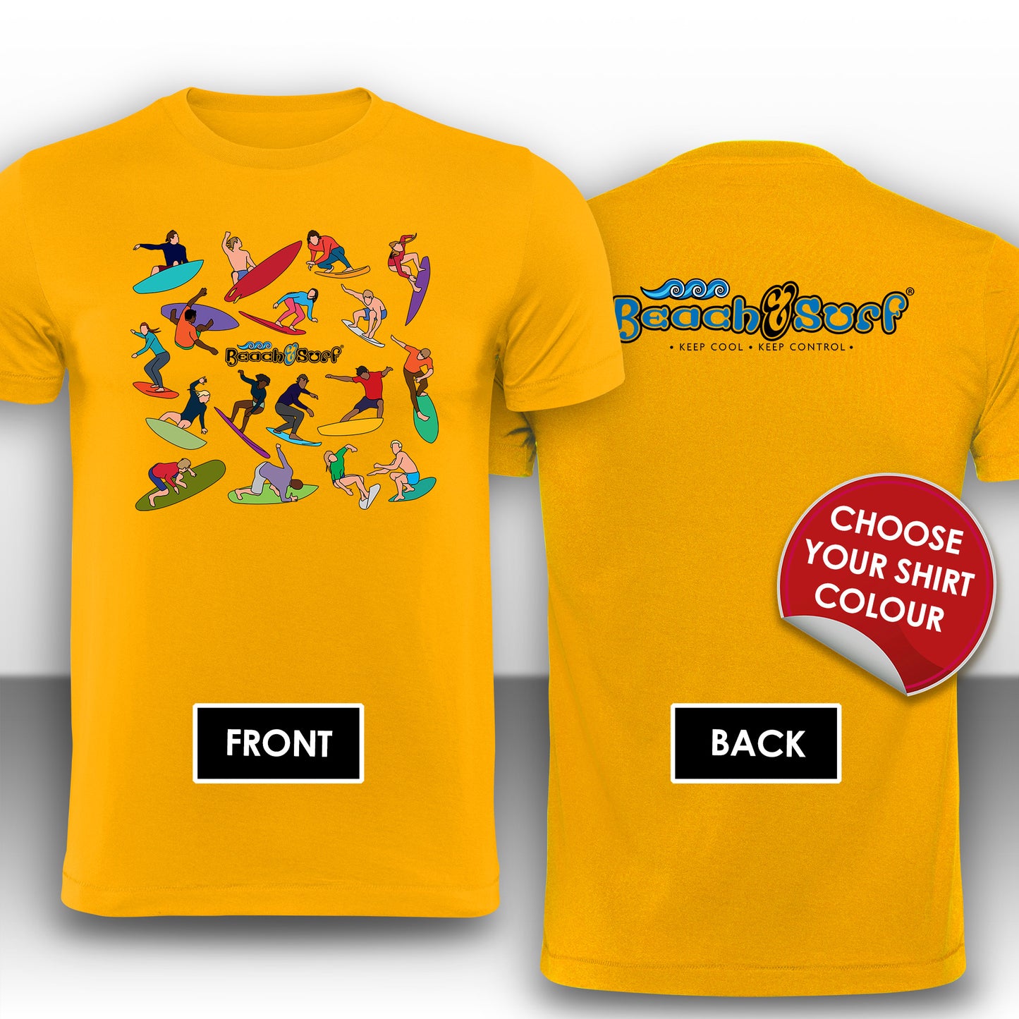 Surfer Dudes T-Shirt - BEACH & SURF Leisure Wear