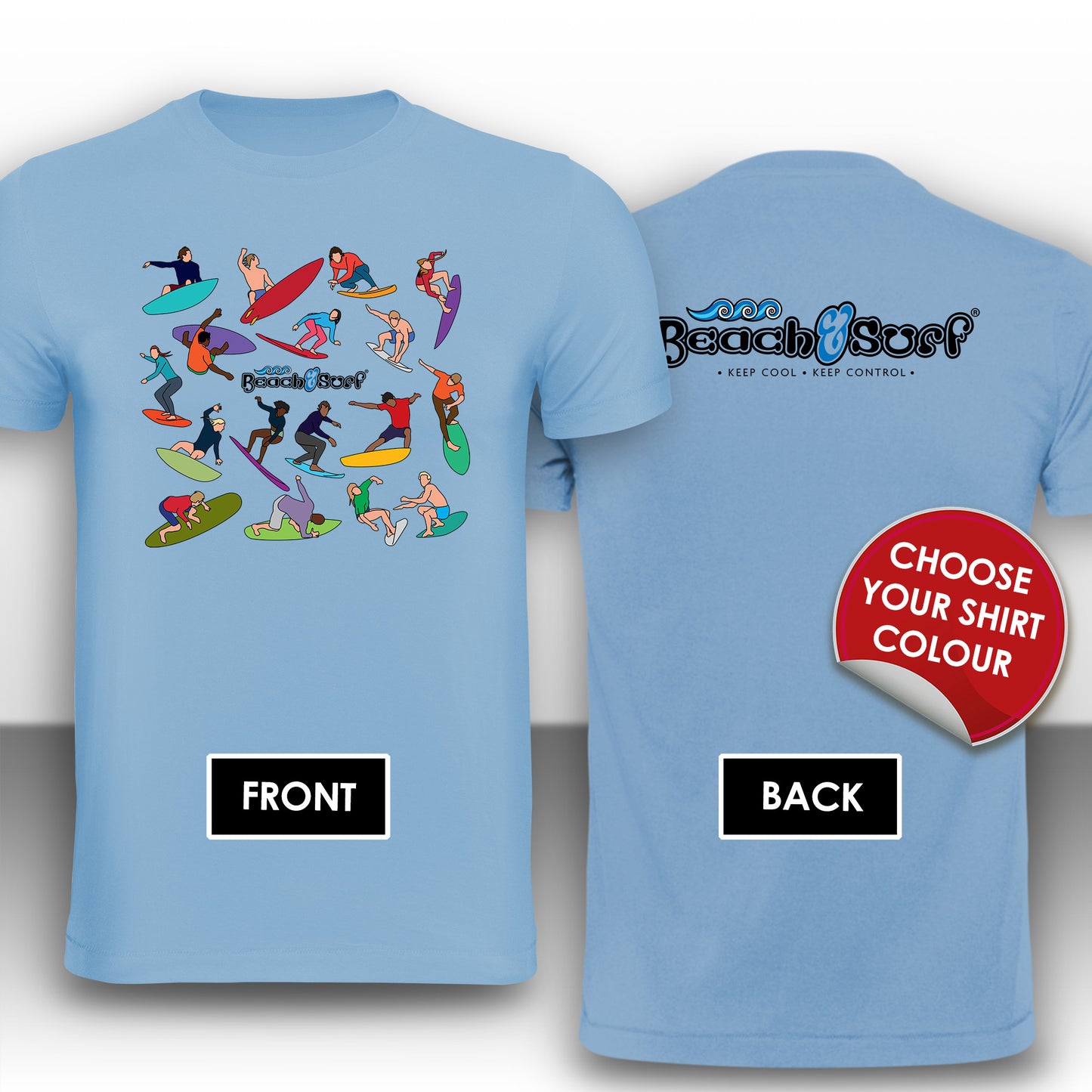 Surfer Dudes T-Shirt - BEACH & SURF Leisure Wear