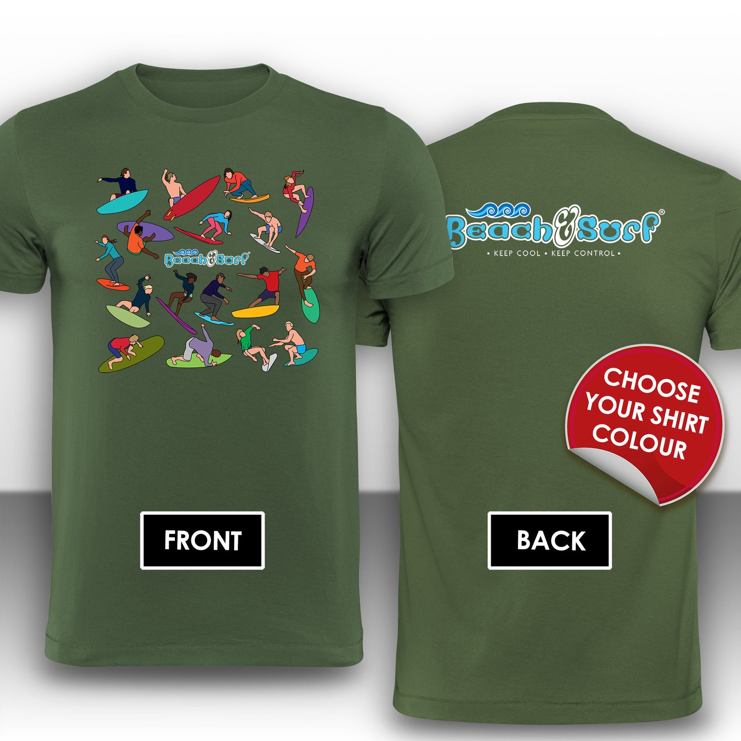 Surfer Dudes T-Shirt - BEACH & SURF Leisure Wear