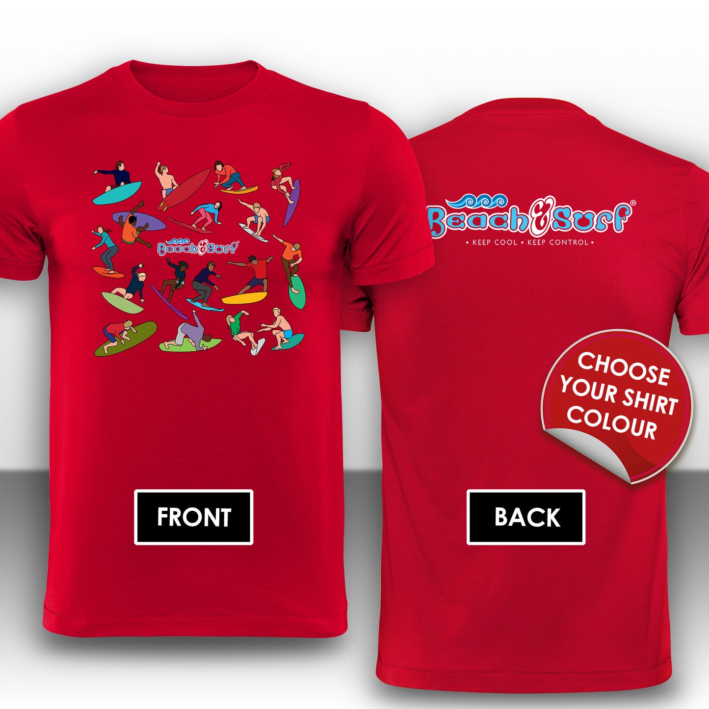 Surfer Dudes T-Shirt - BEACH & SURF Leisure Wear
