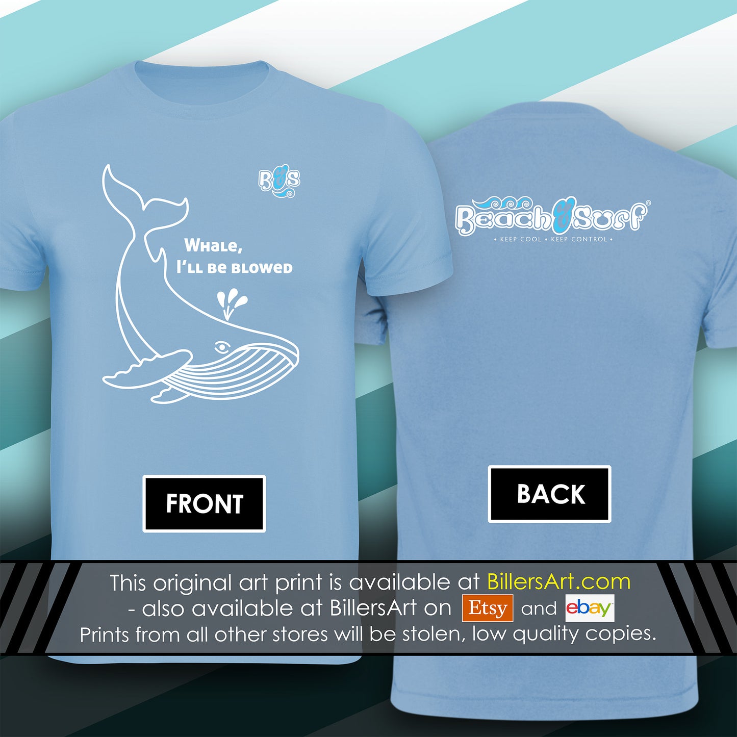 BEACH & SURF Leisure Wear - Whale, I'll Be Blowed