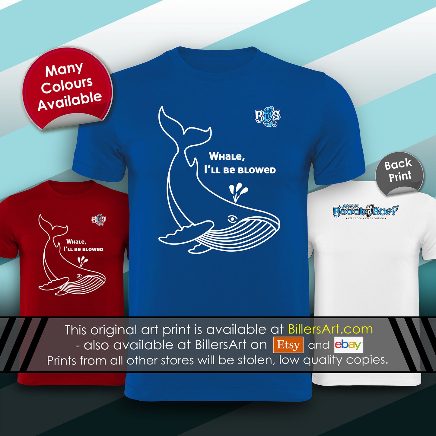 BEACH & SURF Leisure Wear - Whale, I'll Be Blowed