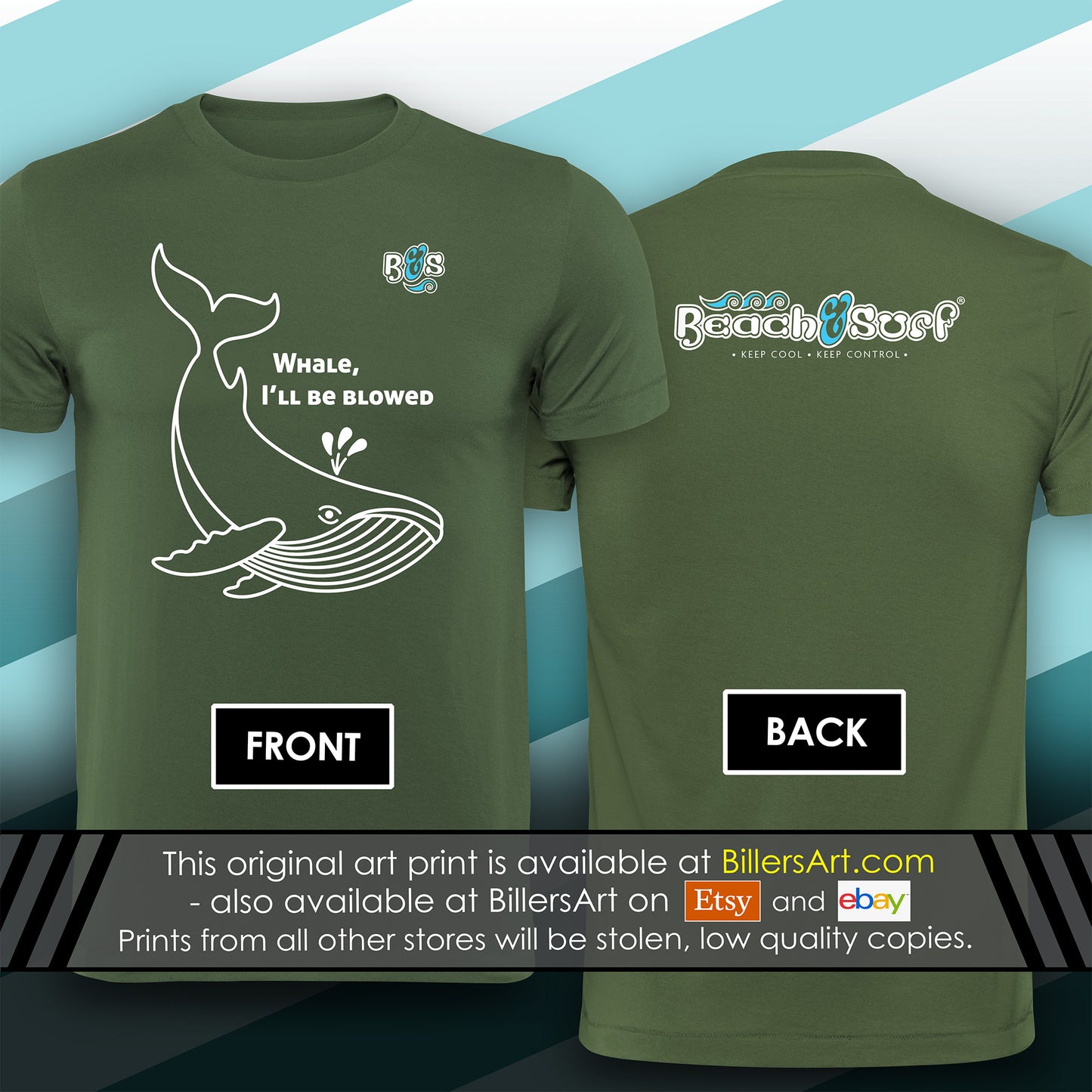 BEACH & SURF Leisure Wear - Whale, I'll Be Blowed