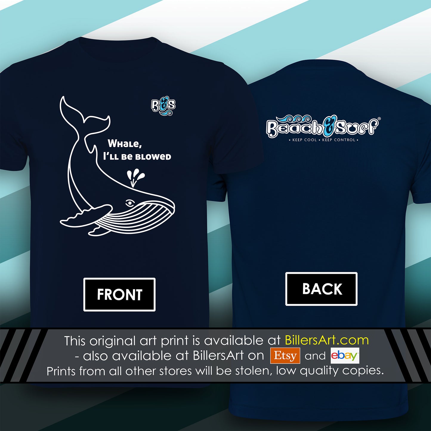 BEACH & SURF Leisure Wear - Whale, I'll Be Blowed