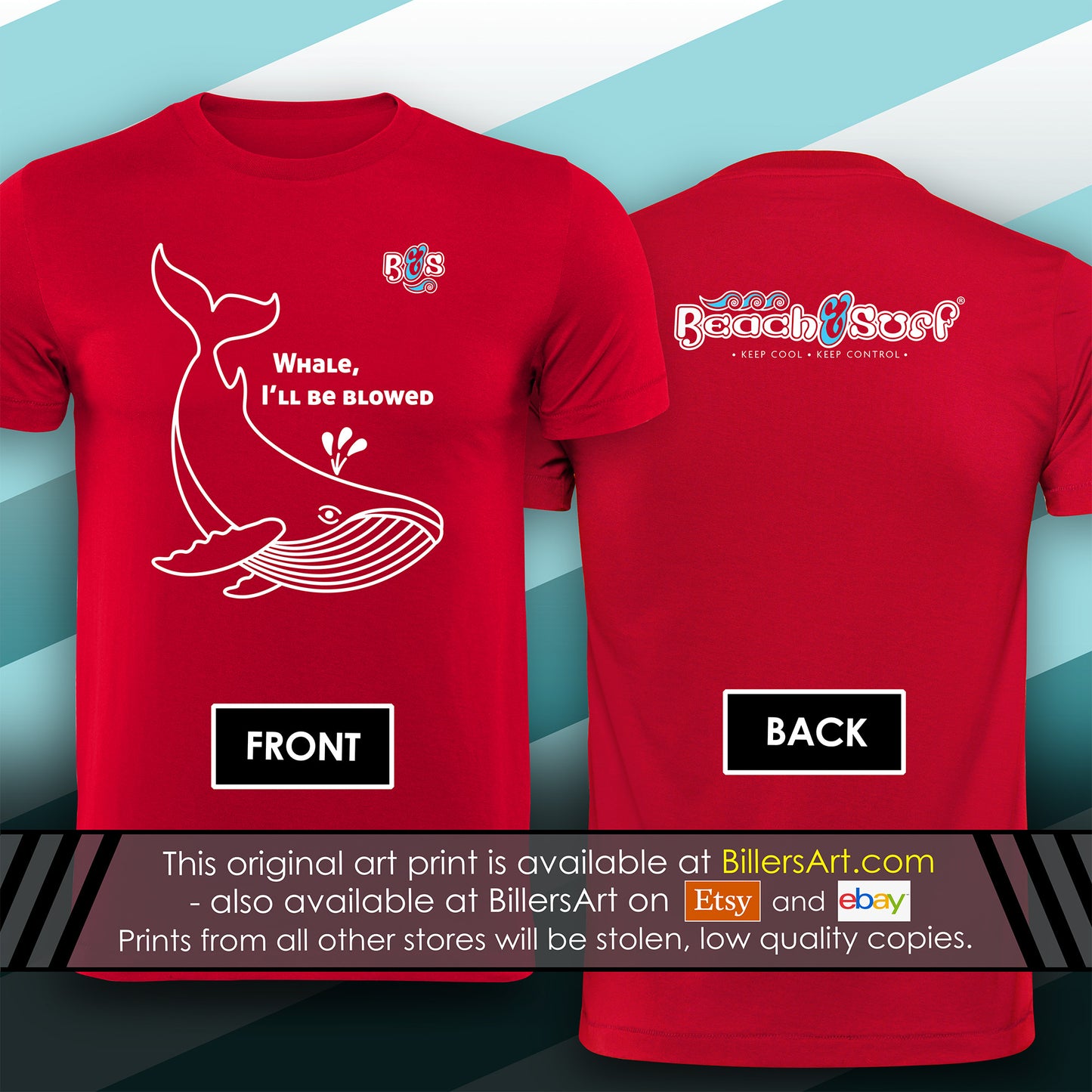 BEACH & SURF Leisure Wear - Whale, I'll Be Blowed