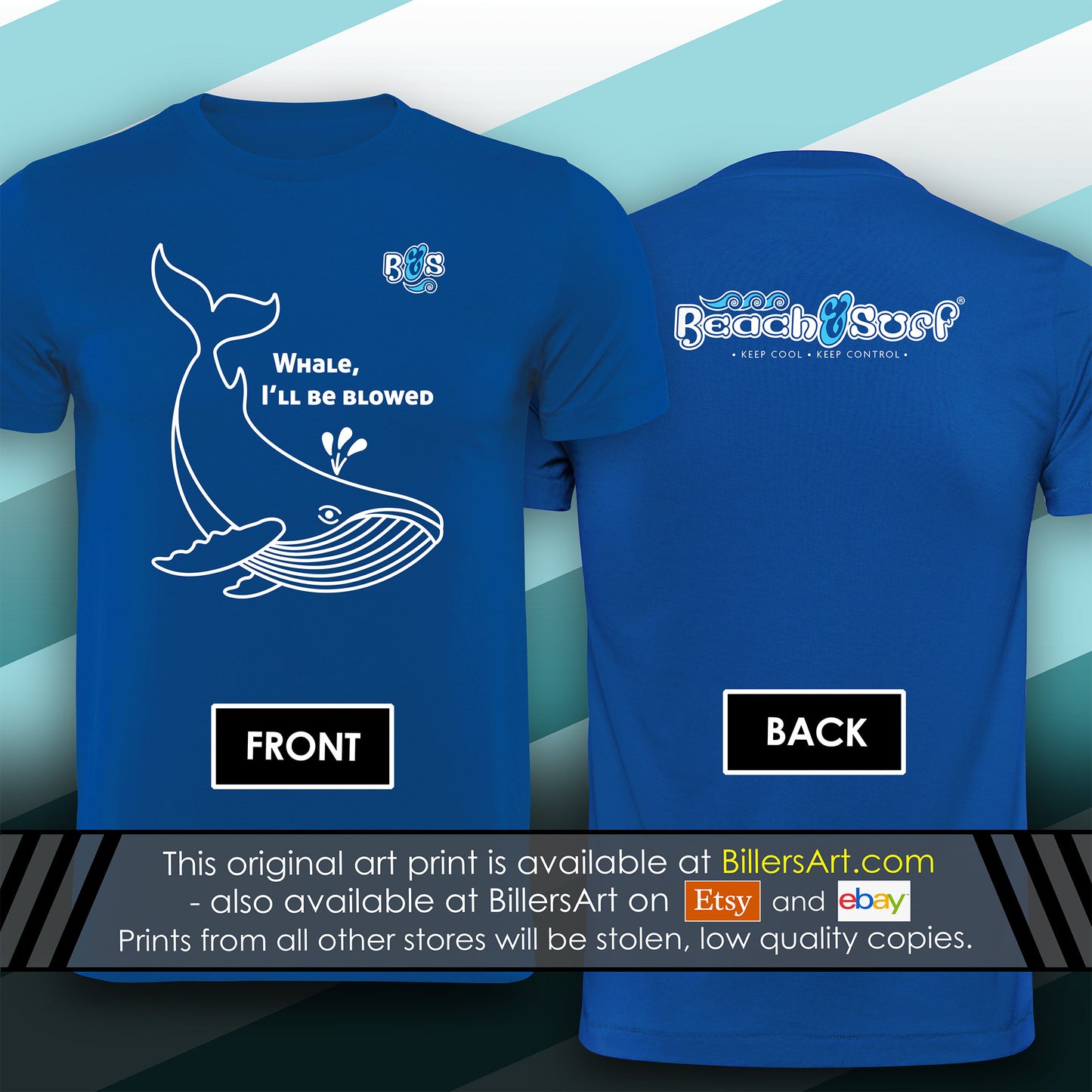 BEACH & SURF Leisure Wear - Whale, I'll Be Blowed