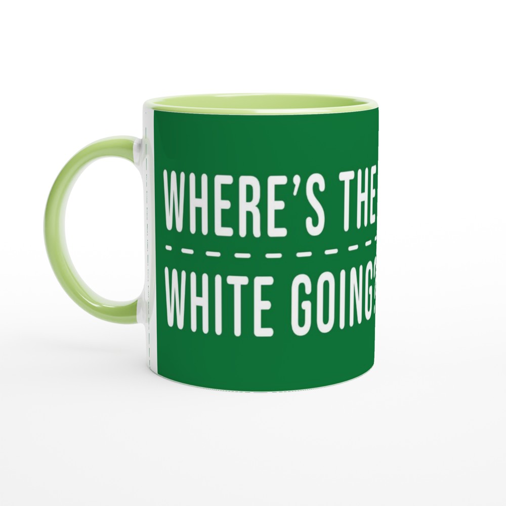 Snooker Mug - Where's The White Going? - fun Mug