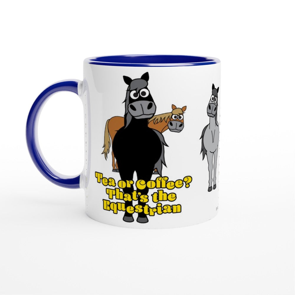 Happy Horses Farm Animals Mug - Biller's Art