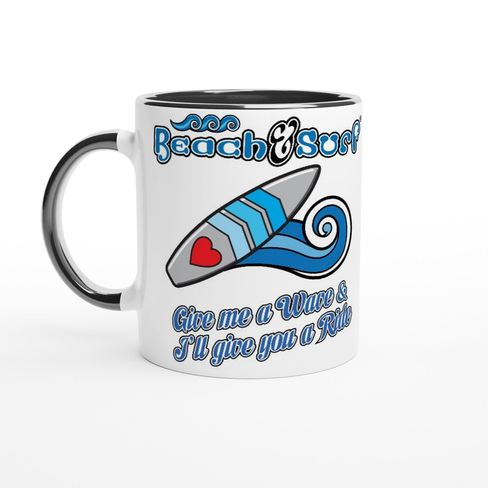 Give me a wave Fun Surfers Mug - BEACH & SURF Leisure Gear